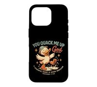 Christian Duck, tu me charlatans, Dieu, Proverbes 17:22 Coque pour iPhone 16 Pro