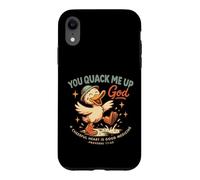Christian Duck, tu me charlatans, Dieu, Proverbes 17:22 Coque pour iPhone XR