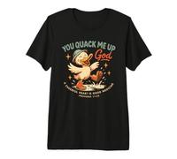 Christian Duck, tu me charlatans, Dieu, Proverbes 17:22 T-Shirt Haut de Gamme