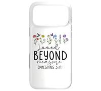 Christian Ephesians 3:19 Loved Beyond Measure Jesus Loves Me Coque pour iPhone 17 Pro Max