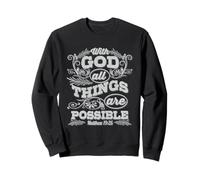 Christian Faith and Love, Harmony and Spiritual Connection Sweatshirt