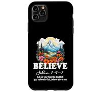 Christian Faith Believe in Christ Jolie scène de Montagne Coque pour iPhone 11 Pro Max