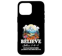 Christian Faith Believe in Christ Jolie scène de Montagne Coque pour iPhone 16 Pro Max