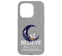 Christian Faith Believe in Christ Verse de la Bible Bateau à Voile Coque pour iPhone 15 Pro