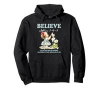 Christian Faith Believe in Christ Verse de la Bible Petite Fille Sweat à Capuche