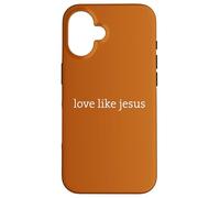 Christian Faith Believe, Love Like Jesus Minimal Design Coque pour iPhone 16