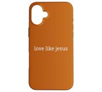 Christian Faith Believe, Love Like Jesus Minimal Design Coque pour iPhone 16 Plus