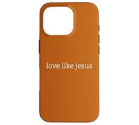 Christian Faith Believe, Love Like Jesus Minimal Design Coque pour iPhone 16 Pro
