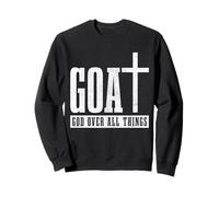 Christian Faith G.O.A.T. Église Jésus Pasteur Sweatshirt