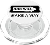 Christian Faith Inspirational Reminder - God Will Make a Way PopSockets PopGrip pour MagSafe