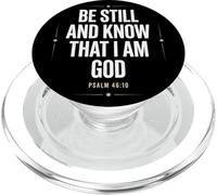 Christian Faith Know God Psaume 46:10 PopSockets PopGrip pour MagSafe