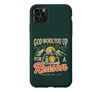 Christian Faith Mountain Sunrise (Jérémie 1:5) Coque pour iPhone 11 Pro Max