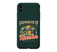 Christian Faith Mountain Sunrise (Jérémie 1:5) Coque pour iPhone XS Max