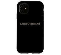 Christian Faith Over Fear Shirt Men Jesus Religious Shirts Coque pour iPhone 11