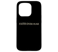 Christian Faith Over Fear Shirt Men Jesus Religious Shirts Coque pour iPhone 15 Pro