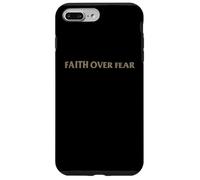 Christian Faith Over Fear Shirt Men Jesus Religious Shirts Coque pour iPhone 7 Plus/8 Plus
