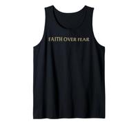 Christian Faith Over Fear Shirt Men Jesus Religious Shirts Débardeur