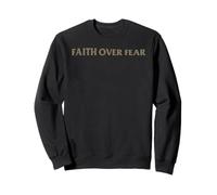 Christian Faith Over Fear Shirt Men Jesus Religious Shirts Sweatshirt