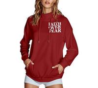 Christian Faith Over Fear Sweats à capuche pour femme tendance Jésus dessin animé avec capuche Vêtements Pray The Lord Comfort col haut graphique décontracté sweatshirts amples dames dieu religieux