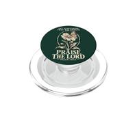 Christian Faith Praise The Lord Psaume 150:6 Papillon PopSockets PopGrip pour MagSafe