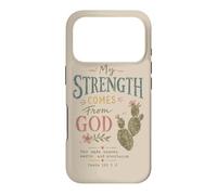 Christian Faith Psaume 121 Ma Force Vient de Dieu Coque pour iPhone 17 Pro