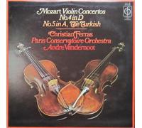 CHRISTIAN FERRAS/PARIS CONSERTVATOIRE ORCHESTRA/VANDRE VANDERNOOT - MOZART VIOLIN CONCERTOES NO 4 IN D MINOR[1961][CFP124] VINYL LP