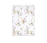 CHRISTIAN FISCHBACHER Housse de couette en satin FLEURS VOLANTES 140x200cm fleurs des champs blanc