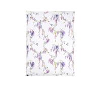 CHRISTIAN FISCHBACHER Housse de couette en satin PURPLE RAIN 140x200cm Blanc/Lilas blanc