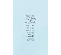 Christian Gifts | The Spirit of Truth: John 16:13 Blue Bible Journal Notebook With 100 Scripture Bible Verses for Men, Women and Teens Diary | ... Pages for Writing Notes, Compact Handy Size