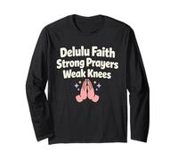Christian Girl Delulu Era Gen Z Faith Humour God's Plan Manche Longue