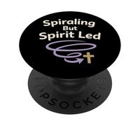 Christian Girl Delulu Era Gen Z Faith Humour God's Plan PopSockets PopGrip Adhésif