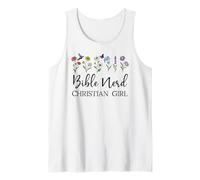 Christian Girls Nerd Bible Study Scripture Pastor God Jesus Débardeur