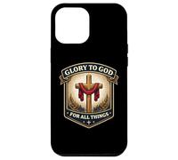 Christian Glory to God for All Things Jésus-Christ Faith Coque pour iPhone 12 Pro Max