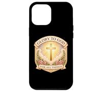 Christian Glory to God for All Things Jesus Christ Women Coque pour iPhone 12 Pro Max
