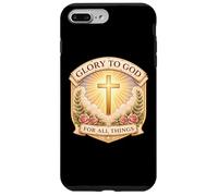 Christian Glory to God for All Things Jesus Christ Women Coque pour iPhone 7 Plus/8 Plus