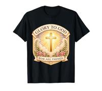 Christian Glory to God for All Things Jesus Christ Women T-Shirt