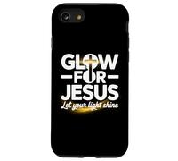 Christian Glow for Jesus Laisse ta lumière Briller Faith Cross Coque pour iPhone SE (2020) / 7/8
