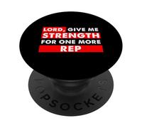Christian Gym Lover, Seigneur, Donne-Moi de la Force pour Un représentant de Plus PopSockets PopGrip Adhésif