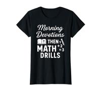 Christian Homeschool Mom - Dévotions matinales et exercices de mathématiques T-Shirt