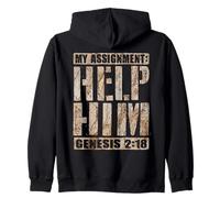 Christian Husband Wife Assignment Help Him Genesis Bible Sweat à Capuche