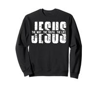 Christian Jesus Faith Shirts for Men God Religious Cross Sweatshirt