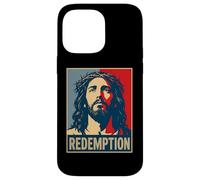 Christian Jésus Redemption Croix Salut Coque pour iPhone 14 Pro Max