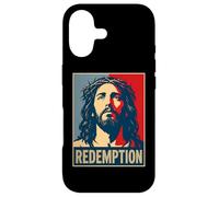 Christian Jésus Redemption Croix Salut Coque pour iPhone 17