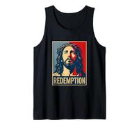 Christian Jésus Redemption Croix Salut Débardeur