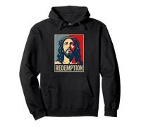 Christian Jésus Redemption Croix Salut Sweat à Capuche