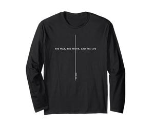 Christian John 14 6 Le Chemin. La vérité. La Vie pour Hommes Manche Longue