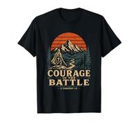 Christian Knight Courage in The Battle 2 Timothy 1 7 T-Shirt