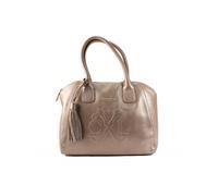 Christian Lacroix Sac à Main en Cuir Relief 4 Champagne