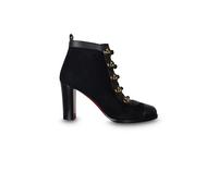 Christian Louboutin - Caval 85 Ankle Boot - Femme - Chaussures - Noir - Taille: 35 EU