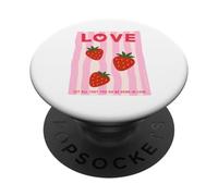 Christian Love Strawberries 1 Corinthiens 16:14 PopSockets PopGrip Adhésif